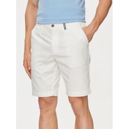 La Martina Szövet rövidnadrág YMB008 TW417 Fehér Slim Fit