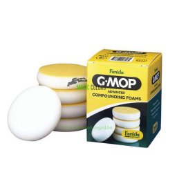 Farecla G-Mop durva Sárga Tépőzáras Polírszivacs 3" (75mm)