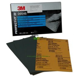3M(TM) 09546 Perfect-It(TM) Csiszolópapír 138x230 mm (P2000)