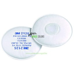 3M(TM) 2125 P2 Szűrőbetét, Részecskeszűrő (1Pár)