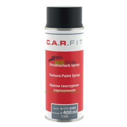 C.A.R. Fit Fekete Struktúrált festék spray műanyagra (400ml)