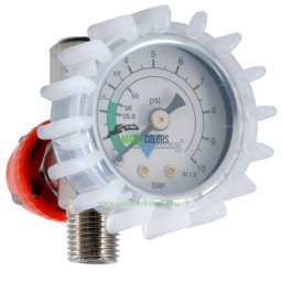 Walmec 90105 nyomásszabályzó órával 1/4"