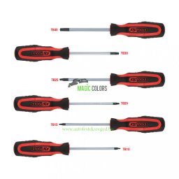 ERGOTORQUEplus Csavarhúzókészlet, 6részes Torx, furatos