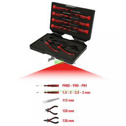 KS-Tools Finommechanikai szerszámkészlet, 10 részes