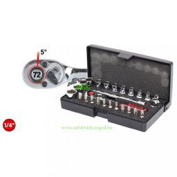 KS-TOOLS 1/4" CHROMEplus dugókulcs készlet (26db)