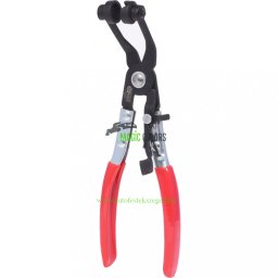 KS-TOOLS Csőbilincsfogó, hajl., 220mm