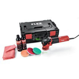 FLEX XFE 7-12 80 SET Excenter polírozó szett a szűk, nehezen hozzáférhető helyekre