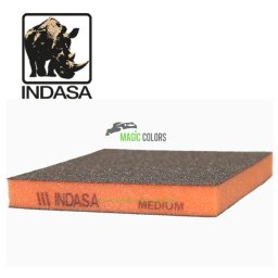 Indasa Kétoldalas csiszolószivacs - Medium (Narancs) P120-P220