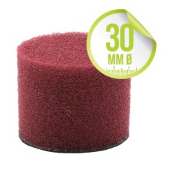 Liquid Elements PB17 Mini Polírszivacs Vörös /Durva/ - 30x25mm