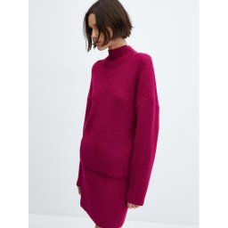 Mango Miniszoknya Joan 67083264 Rózsaszín Regular Fit