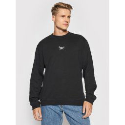 Reebok Pulóver Cl Backvector Crew GV3490 Fekete Oversize