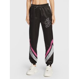 John Richmond Melegítő alsó Fleece UWA22090PA Fekete Relaxed Fit