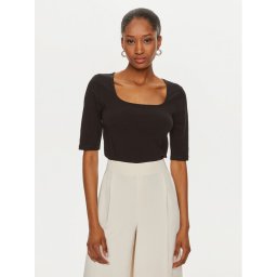 United Colors Of Benetton Blúz 3903D4014 Fekete Slim Fit