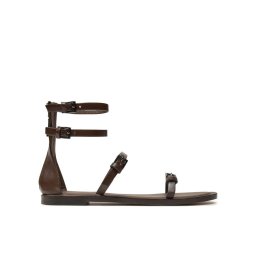 Max Mara Szandál Evegflat 24145210326 Barna