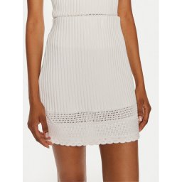 United Colors Of Benetton Miniszoknya 1594D001E Fehér Regular Fit