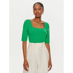 United Colors Of Benetton Blúz 3903D4014 Zöld Slim Fit
