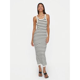 Vila Kötött ruha Margot 14099509 Ekru Regular Fit