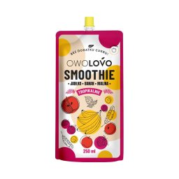 Owolovo 100% smoothie alma-banán-málna 250ml