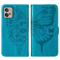 ART BUTTERFLY Pénztárcavédő Motorola Moto G32 kék