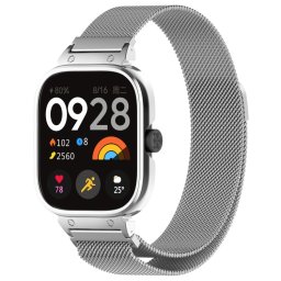 SET MILANESE Fém óratok + szíj CMF Watch Ezüst színhez