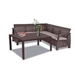 Corfu Love max duo kerti bútor garnitúra melody asztallal barna