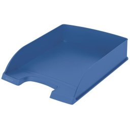 LEITZ Irattálca, műanyag, A4, LEITZ "Recycle", kék
