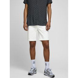 Jack&Jones Farmer rövidnadrág Jpstrick 12258430 Fehér Regular Fit