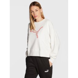 Puma Pulóver RE:Collection 535592 Bézs Relaxed Fit