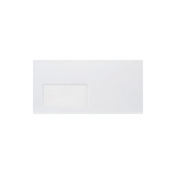 Boríték LA4, öntapadó bal ablakos (45x90mm) A15B20 újrahasznosított Bluering®