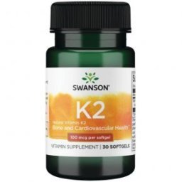 Swanson K2-vitamin lágyzselatin kapszula - 30db