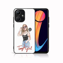PROTEMIO MY ART Védőburkolat Infinixhez Hot 30i TOUGH GIRL (131)