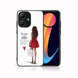 PROTEMIO MY ART Infinix védőburkolat Hot 30i RED DRESS (137)