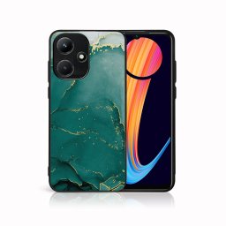 PROTEMIO MY ART Védőburkolat Infinixhez Hot 30i GREEN MARBLE (145)