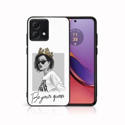 PROTEMIO MY ART Védőburkolat a Motorola Moto G84 számára 5G QUEEN (139)
