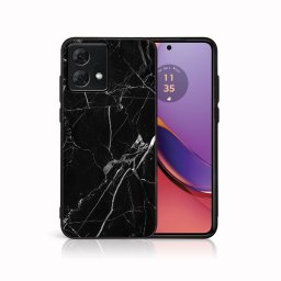PROTEMIO MY ART Védőburkolat: Motorola Moto G84 5G BLACK MARBLE (142)