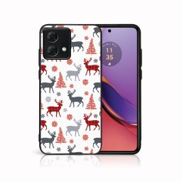 PROTEMIO MY ART Karácsonyi kivitelű borító Motorola Moto G84 5G DEER (068)