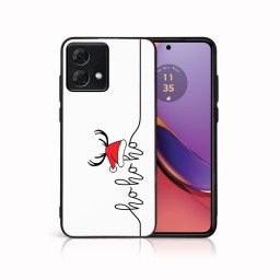 PROTEMIO MY ART Karácsonyi kivitelű borító Motorola Moto G84 5G HOHOHO (073)