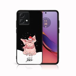PROTEMIO MY ART Karácsonyi dizájnú borító Motorola Moto G84 5G HAJJON HÓT (075)