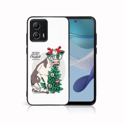 PROTEMIO MY ART Karácsonyi kivitelű borító Motorola Moto G53 5G VIDÁM CHRISTMAS (074)
