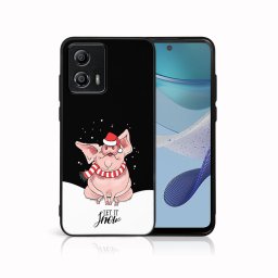 PROTEMIO MY ART Karácsonyi dizájnú borító Motorola Moto G53 5G HAJJON HÓT (075)