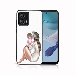 PROTEMIO MY ART Védőburkolat a Motorola Moto G53 számára 5G BABY GIRL (111)