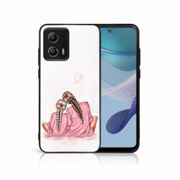 PROTEMIO MY ART Védőburkolat a Motorola Moto G53 számára 5G LÁNYA (114)