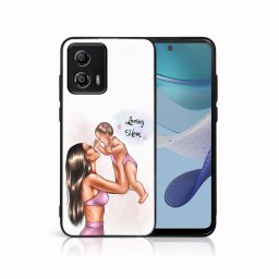 PROTEMIO MY ART Védőhuzat Motorola Moto G53 számára 5G LOVING MOM (115)