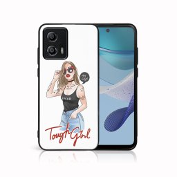 PROTEMIO MY ART Védőburkolat: Motorola Moto G53 5G TOUGH GIRL (131)