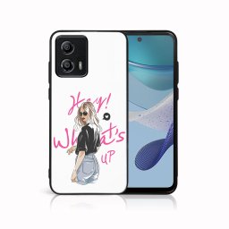 PROTEMIO MY ART Védőburkolat: Motorola Moto G53 5G WHATSUP (132)