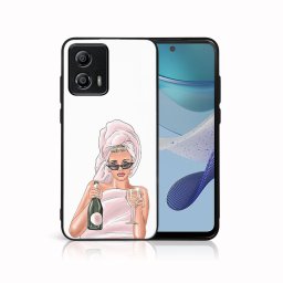 PROTEMIO MY ART Védőburkolat a Motorola Moto G53-hoz 5G CHAMPAGNE (134)