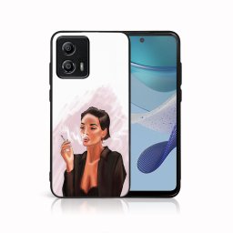 PROTEMIO MY ART Védőburkolat a Motorola Moto G53 számára 5G CIGARETTA (135)