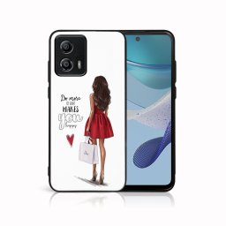 PROTEMIO MY ART Védőburkolat: Motorola Moto G53 5G RED DRESS (137)