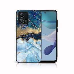 PROTEMIO MY ART Védőburkolat: Motorola Moto G53 5G BLUE MARBLE (141)