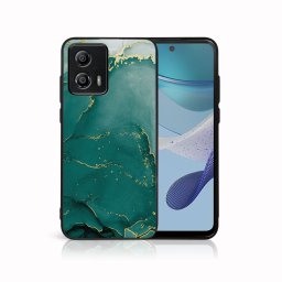 PROTEMIO MY ART Védőburkolat: Motorola Moto G53 5G GREEN MARBLE (145)